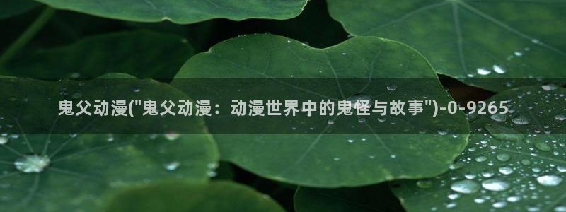 动漫解说
